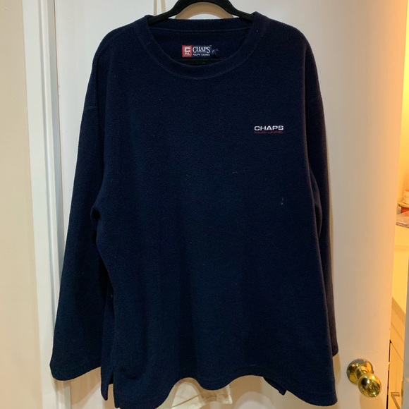 Vintage Ralph Lauren CHAPS fleece sweatshirt - Picture 4 of 5